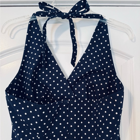 Polka Dot Halter Dress Size 10 - Picture 3 of 6